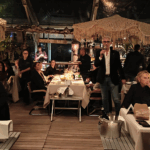 In foto Matteo Raggi durante la cena di beneficenza al Royal Beach di Milano Marittima