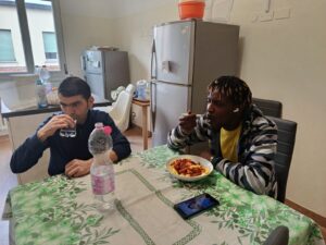Giulio e Ousmane, due ospiti della Casa della Carità